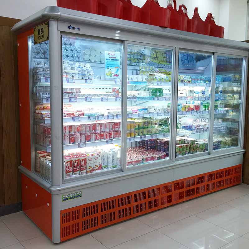 2018 Hot Supermarket Refrigerator for Display Products with Freely Combinable Multi-layer Rack